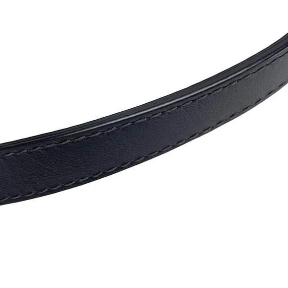 Auth DIOR/ChristianDior Saddlebags,Trotter - Navy Cream Jacquard Leather Handbag - Picture 8 of 16